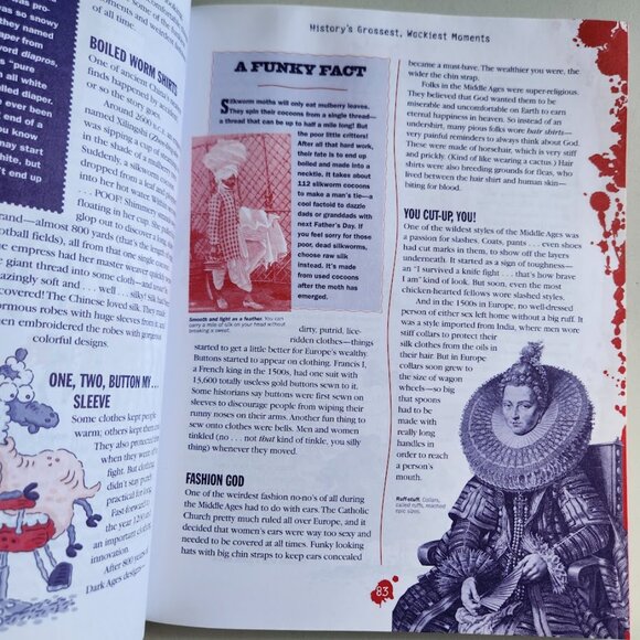 Oh Yikes Histoy's Grossest, Wackiest Moment's Trivia History Book 9780761136842 - Picture 9 of 16